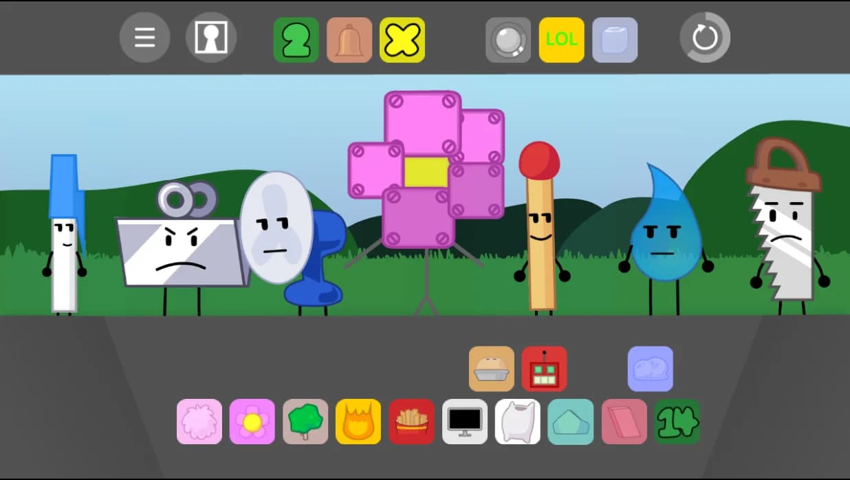 Game preview image for Sprunki Retake BFDI