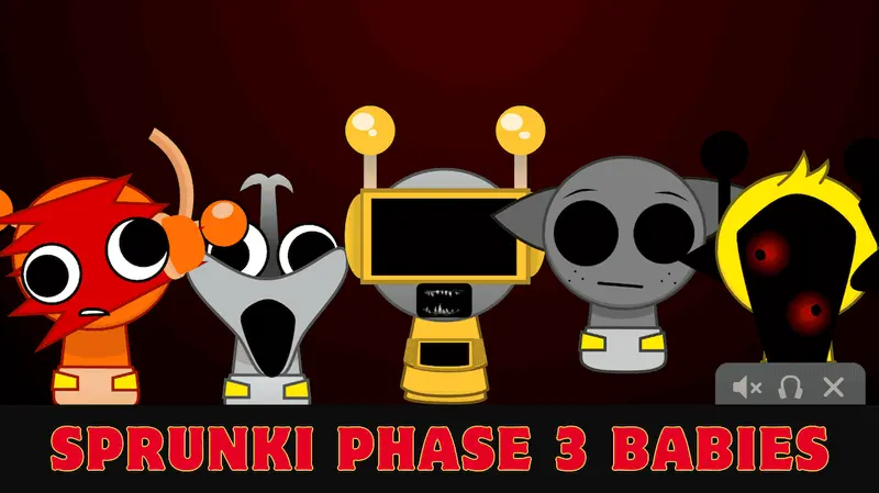 Game preview image for Sprunki Phase 3 Babies