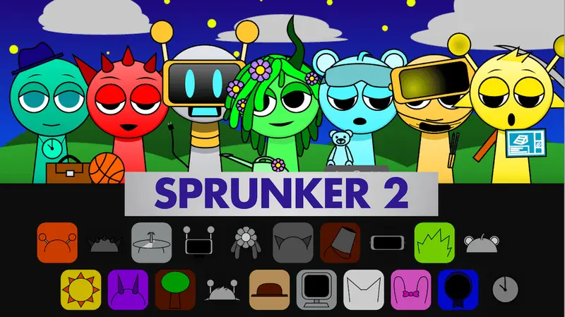 Sprunki Sprunker 2 - Sprunki Fan Game and Mod