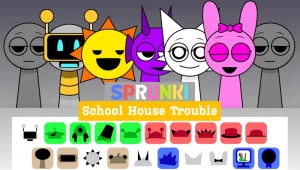 Sprunki School House Trouble