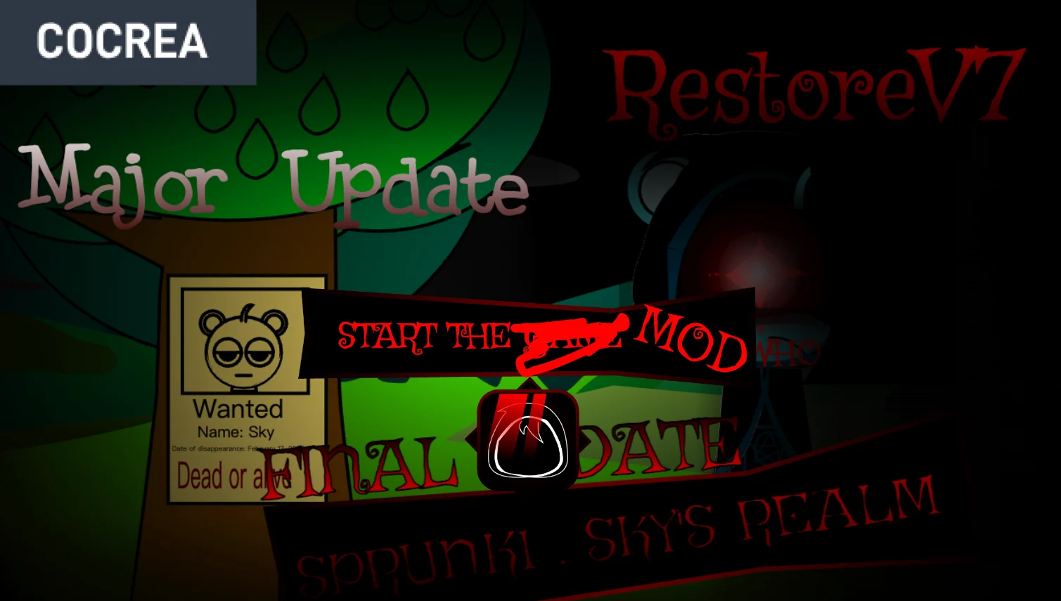 Sprunki Sky's Realm Final Update RestoreV8 Beginner's Guide gameplay screenshot