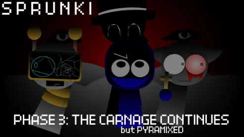 Sprunki - Phase 3 The Carnage Continues But Pyramixed | Sprunki.cool