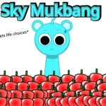 Please! do NOT feed the Sprunki SKY