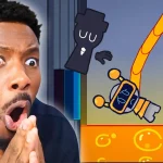 Black Tried SAVING FUNBOT from LAVA!