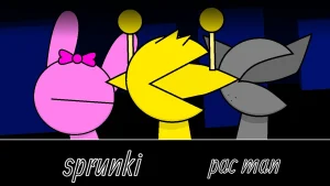 Sprunki Pac Man game cover - play free online on Sprunki.cool