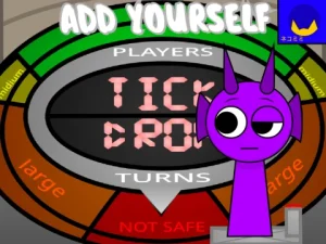AY in Tick Drop! Sprunkies but click a player to fall with 50 Durples - Sprunki new-mods Mod