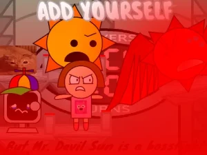 AY in Tick Drop Sprunkies but Mr. Devil Sun is a bossfight